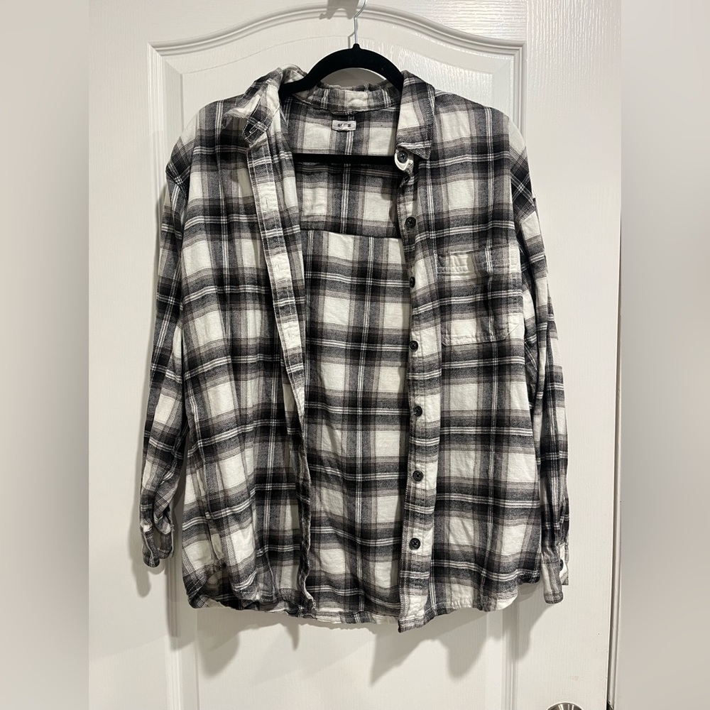 Garage black, white and grey flannel xs/s